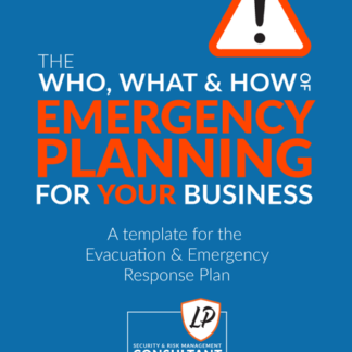 Emergency planning for your workplace- Book cover