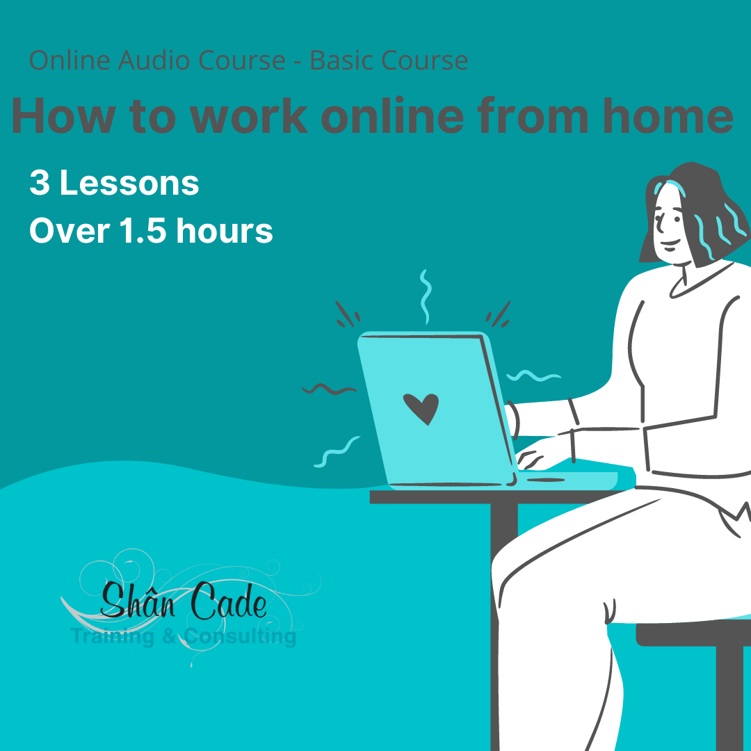 How to work online from home - basic audio course