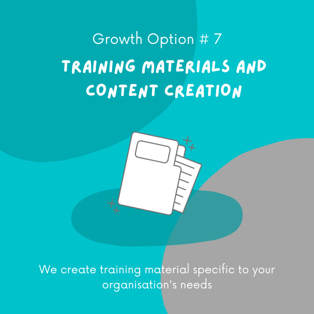 Training materials and content creation - business and soft skills training