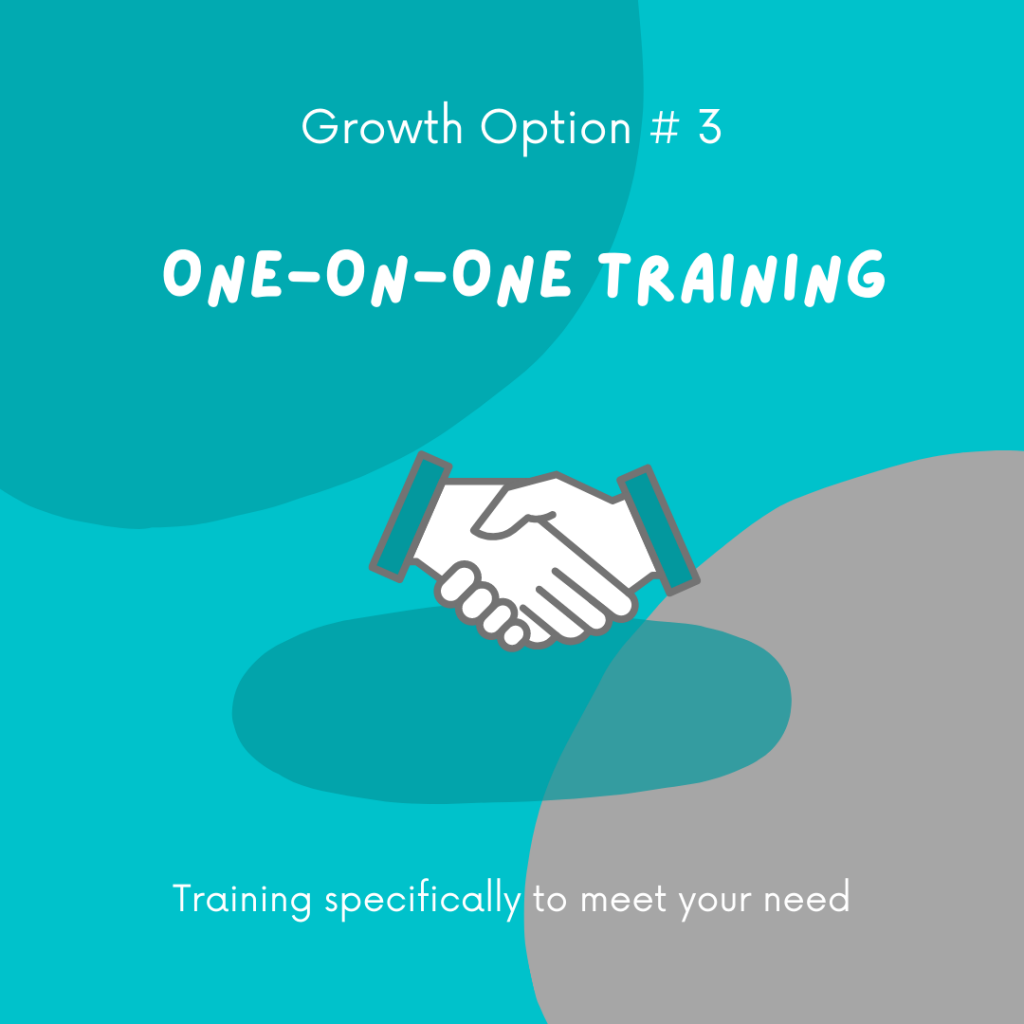 one-on-one training growth option