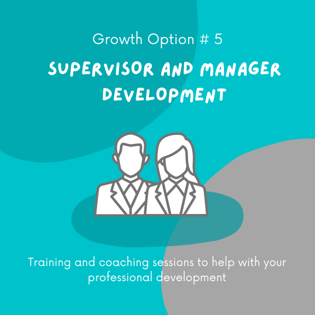 Supervisor and manager development training - business and soft skills training